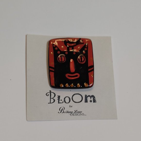 Sharon Bloom Halloween Pin - Black Cat - Bethany Lowe Designs - Picture 1 of 2
